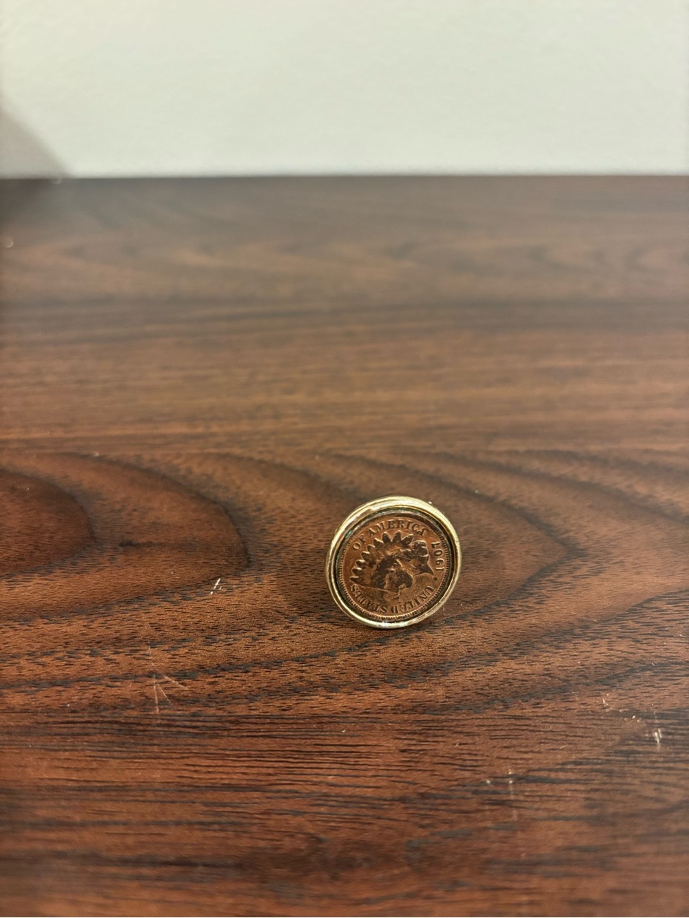 1907 American Coin Treasures cufflink